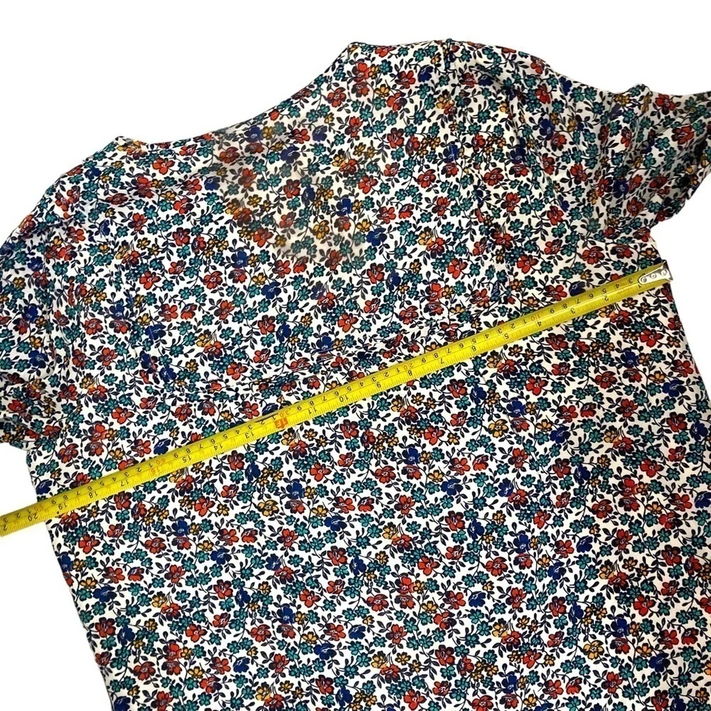 J. Crew Relaxed printed dress Fiery Sunset Floral Size XS nwt